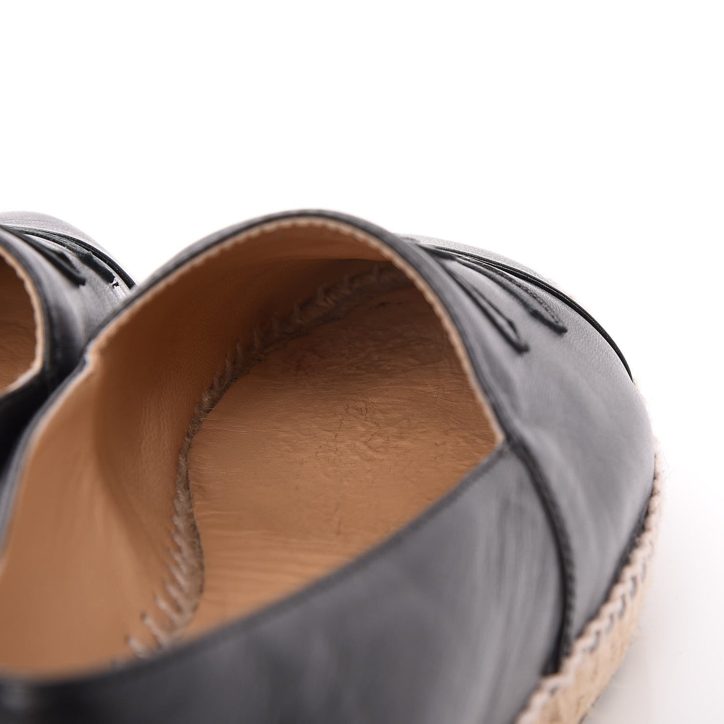 Lambskin CC Espadrilles 39 Black