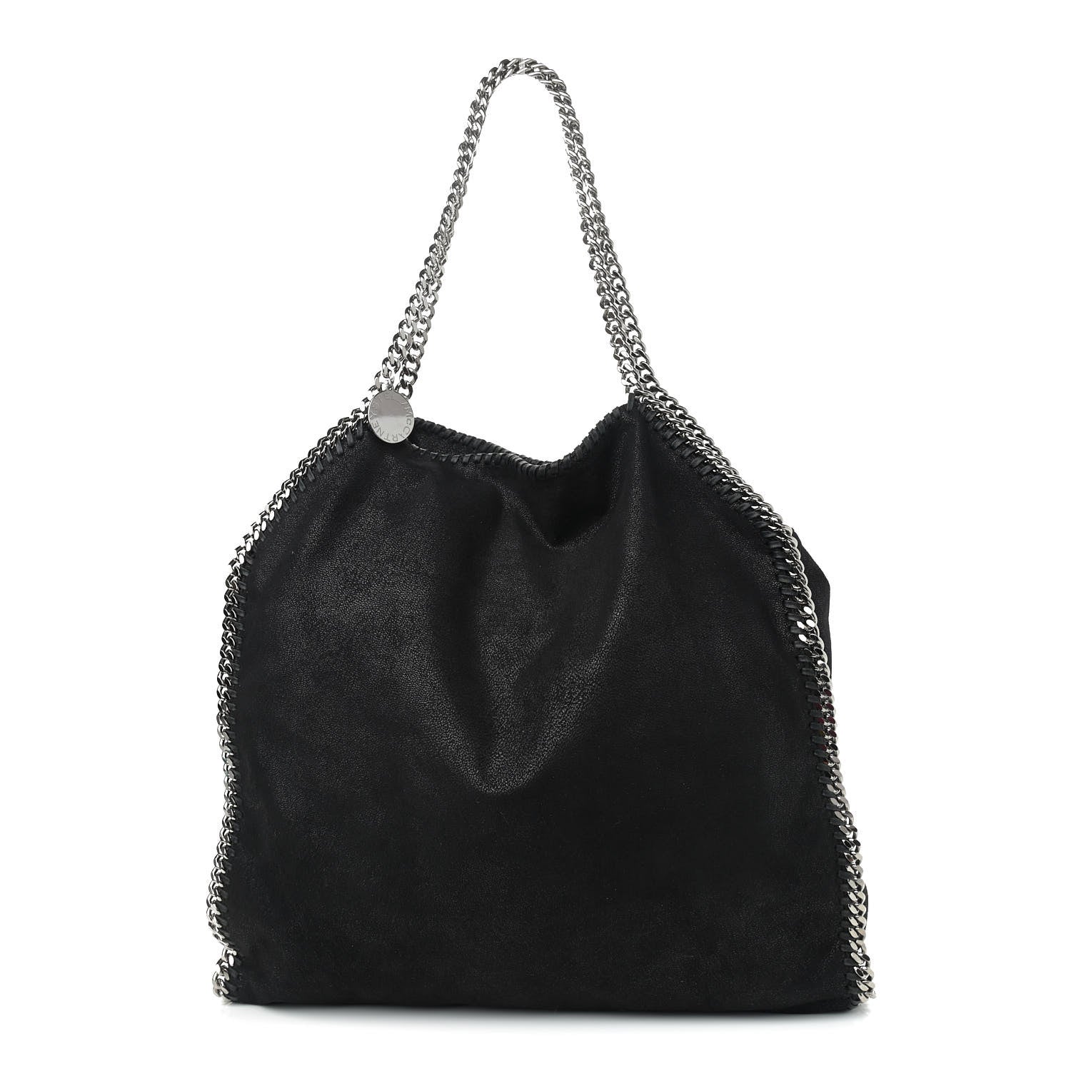 Stella McCartney Shaggy Deer Big Falabella Tote Black 3 of 11