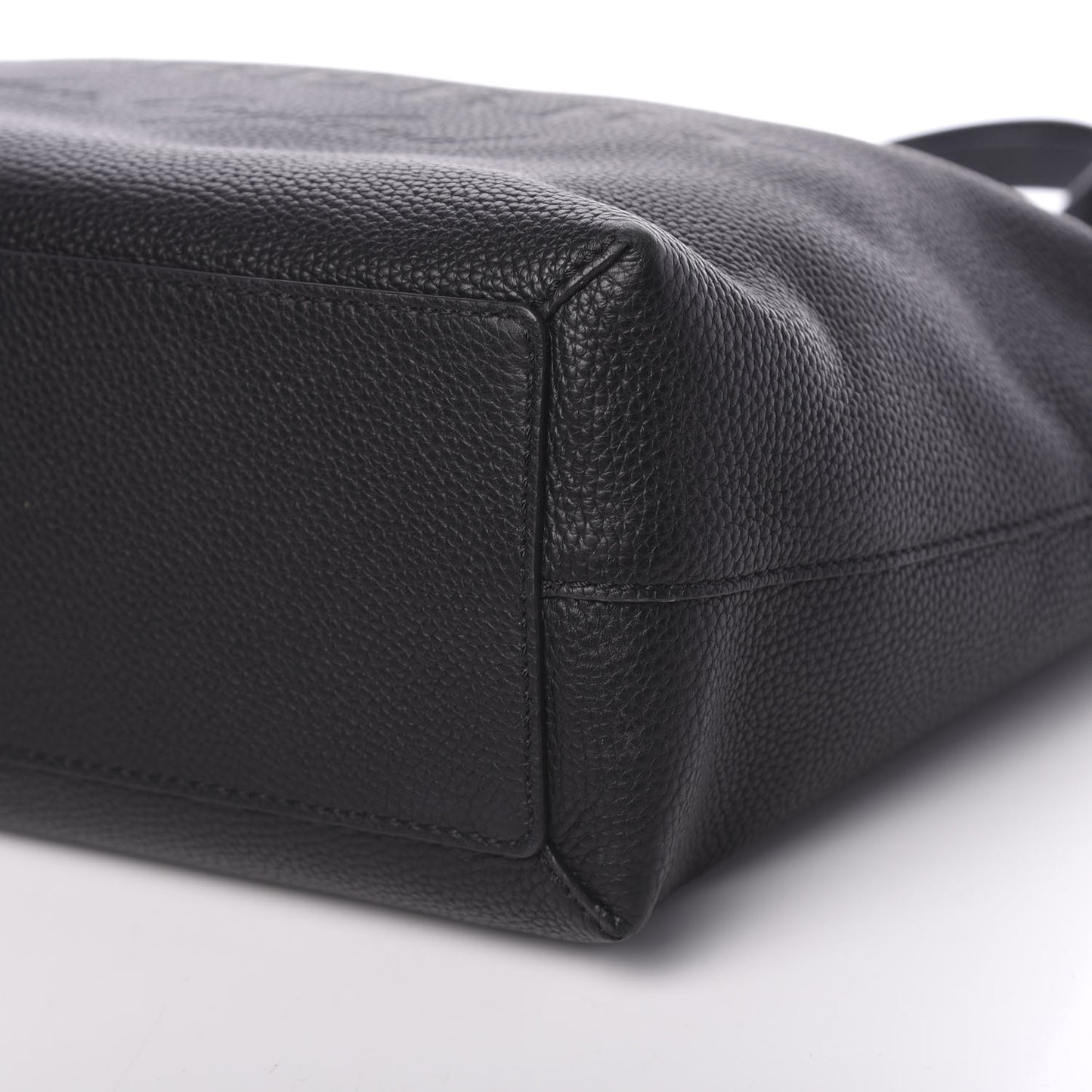 Grainy Calfskin Remington Tote Black