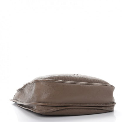 Hermes Taurillon Clemence Evelyne III GM Etoupe 4 of 12