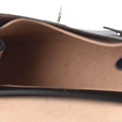 Louis Vuitton Calfskin Lockme Ever BB Black 5 of 10