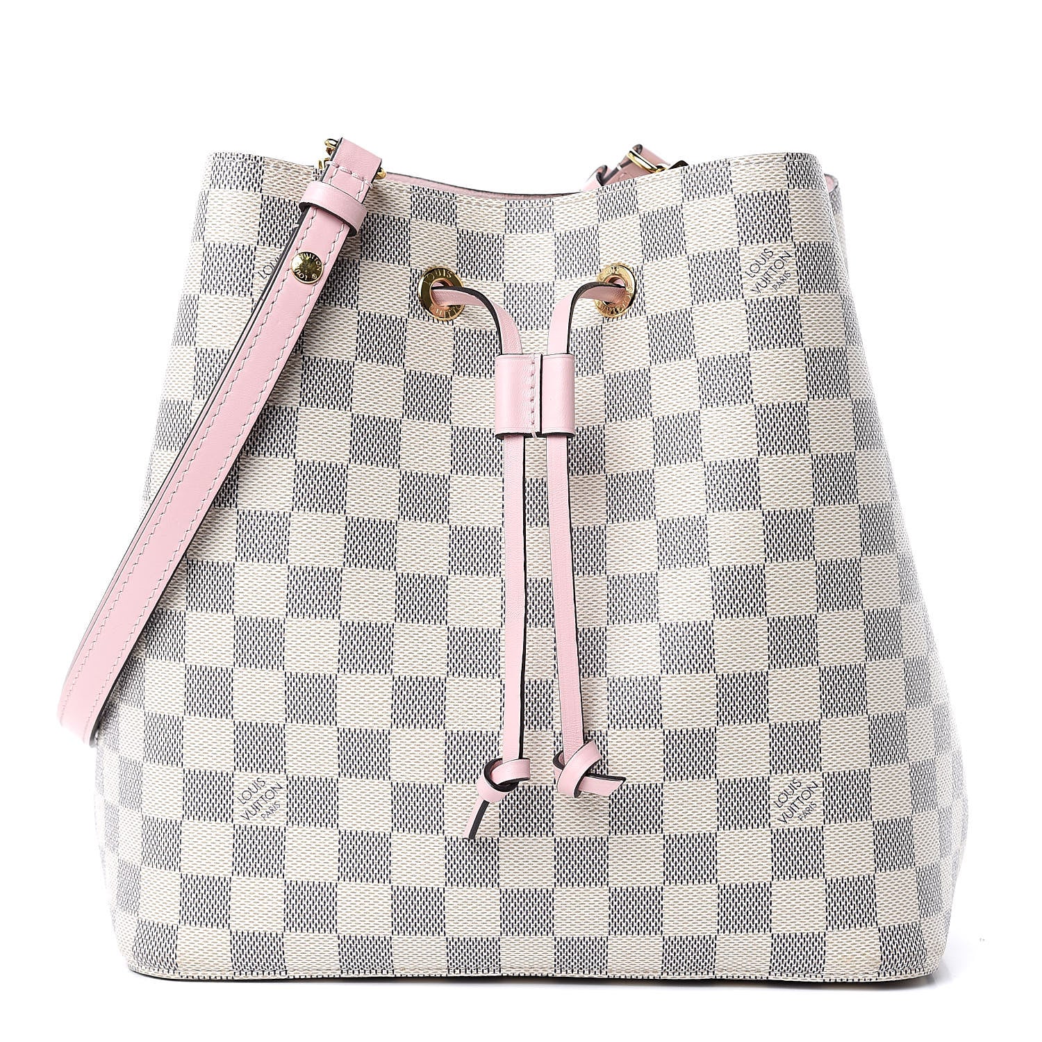 Louis Vuitton Damier Azur Neonoe MM Eau De Rose 1 of 10