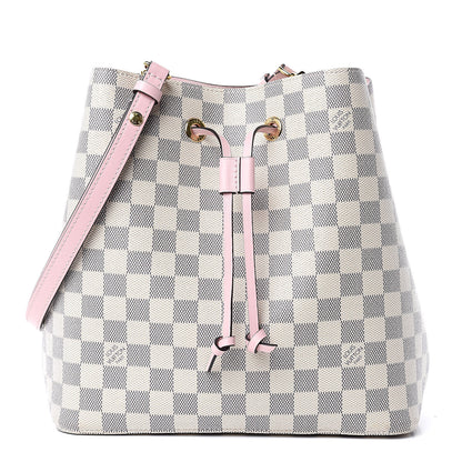 Louis Vuitton Damier Azur Neonoe MM Eau De Rose 1 of 10