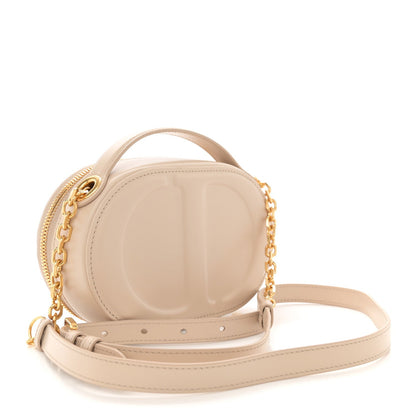 Christian Dior Calfskin CD Signature Oval Crossbody Camera Bag Caramel Beige 3 of 7