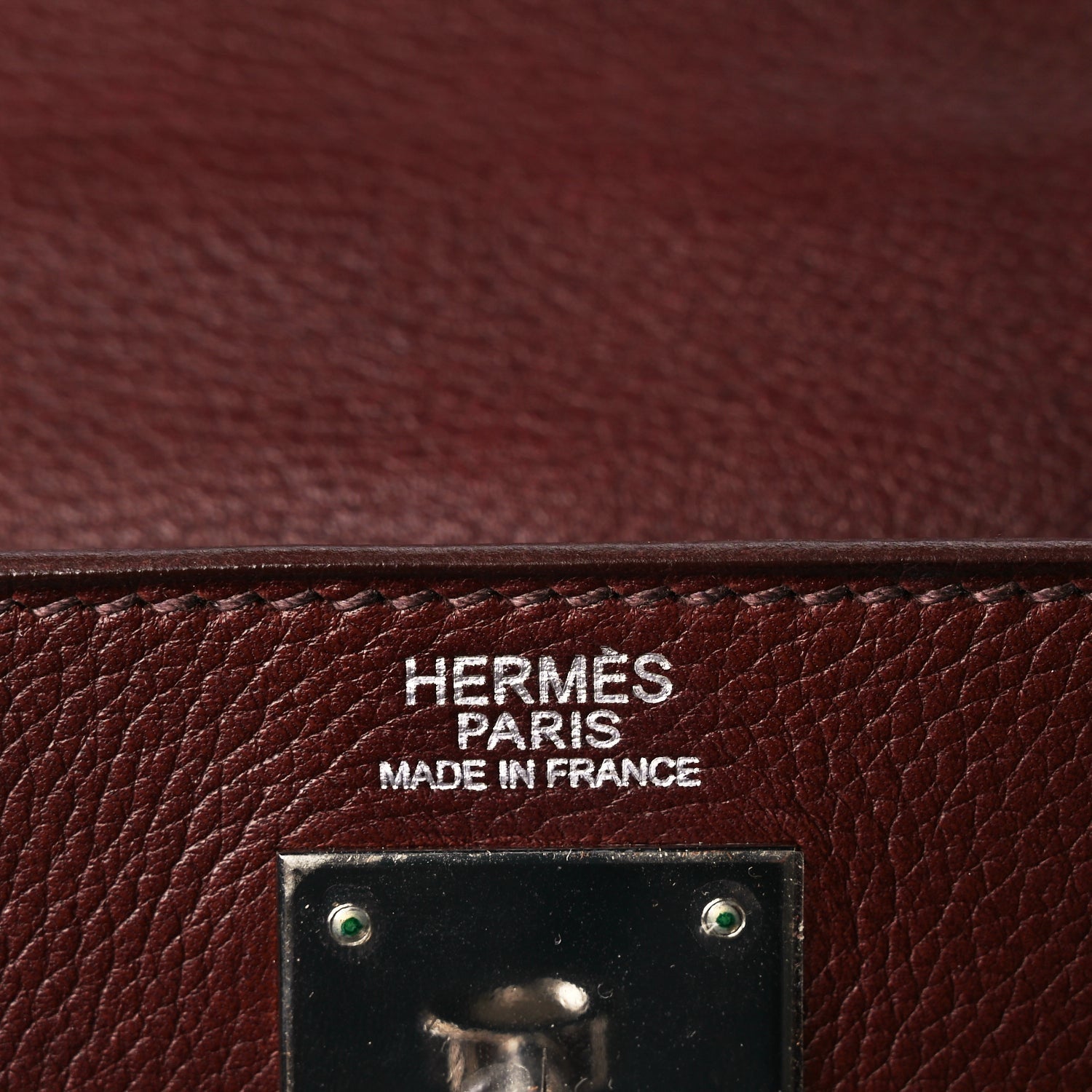 Hermes Evergrain Kelly Retourne 32 Havane 5 of 9