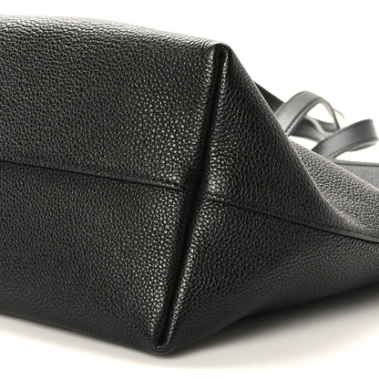 Tom Ford Grained Calfskin East West Medium Zipper Tote Black 9 of 9