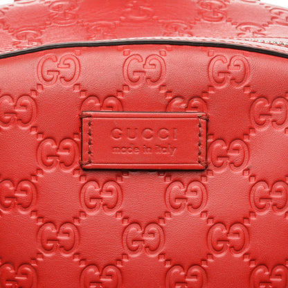 Gucci Guccissima Signature Day Backpack Hibiscus Red 5 of 7