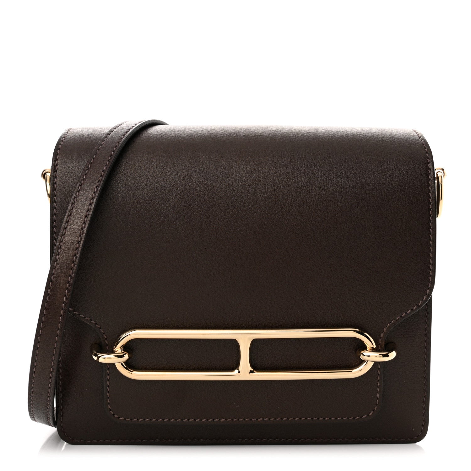 Hermes Evercolor Mini Sac Roulis Havane 1 of 17