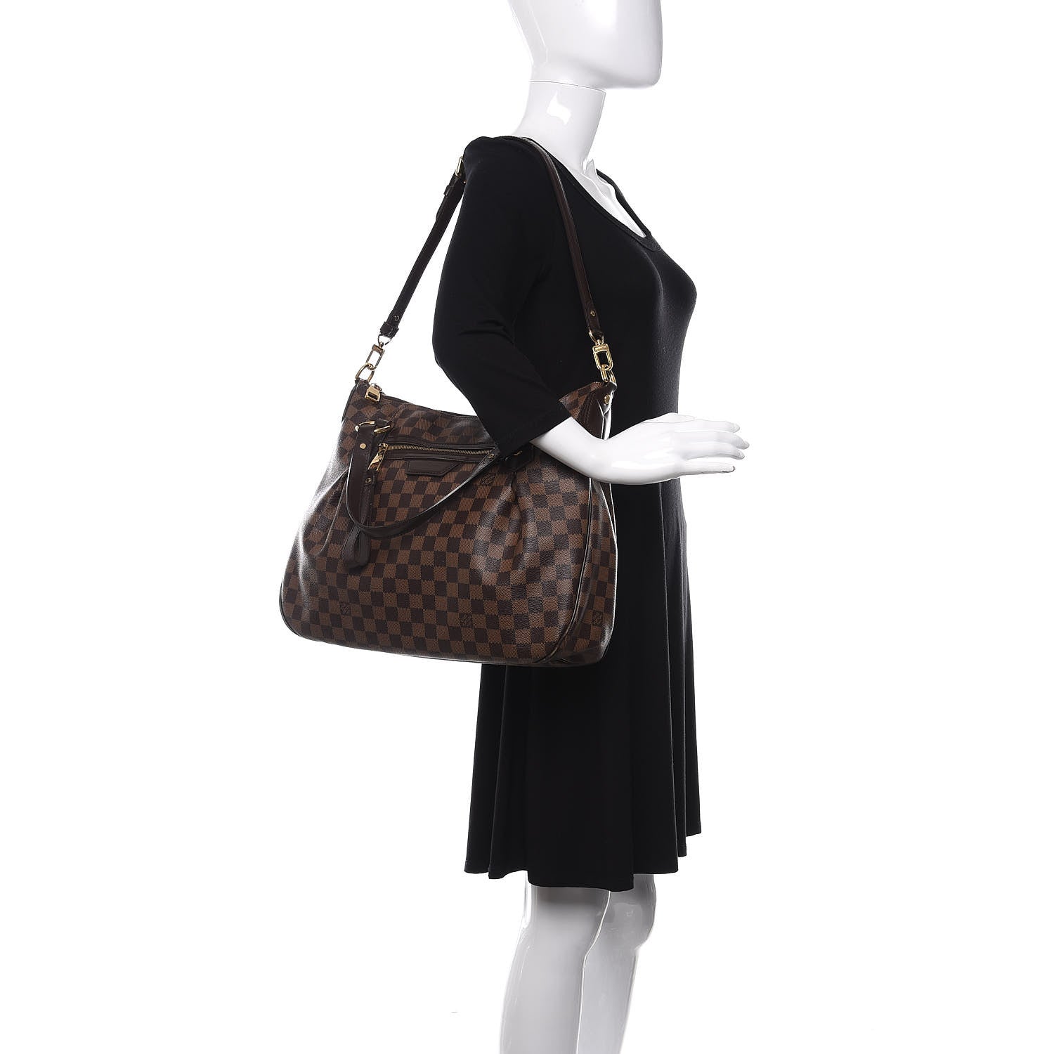 Louis Vuitton Damier Ebene Evora MM 3 of 11