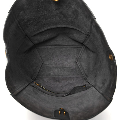 Celine Soft Grained Calfskin Sangle Bucket Bag Kohl 5 of 22