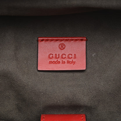 Gucci Guccissima Signature Day Backpack Hibiscus Red 6 of 7