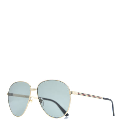 Gucci Aviator Sunglasses GG0138S Gold 1 of 7