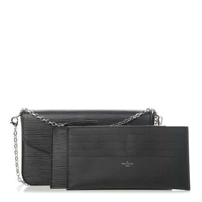 Louis Vuitton Epi Pochette Felicie Black 3 of 14