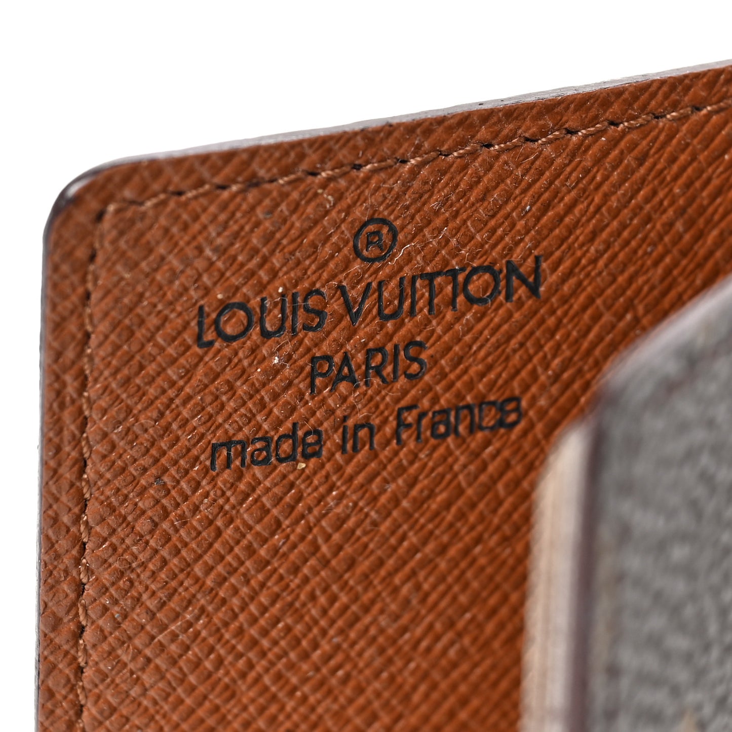 Monogram Credit Card Photo Holder