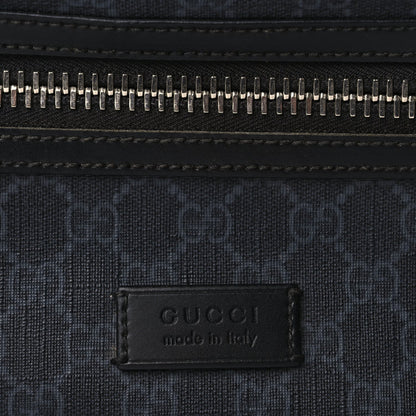 Gucci Soft GG Supreme Monogram Web Belt Bag Black Grey 6 of 8