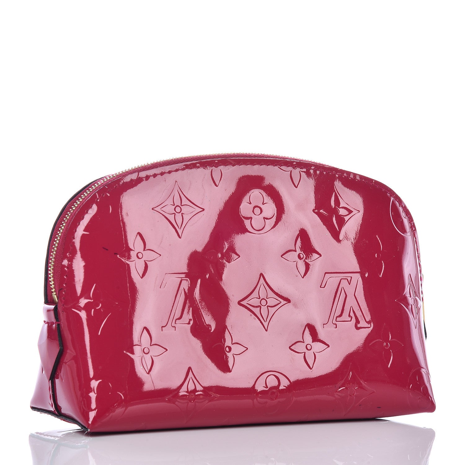 Louis Vuitton Vernis Cosmetic Pouch Rose Indien 3 of 11
