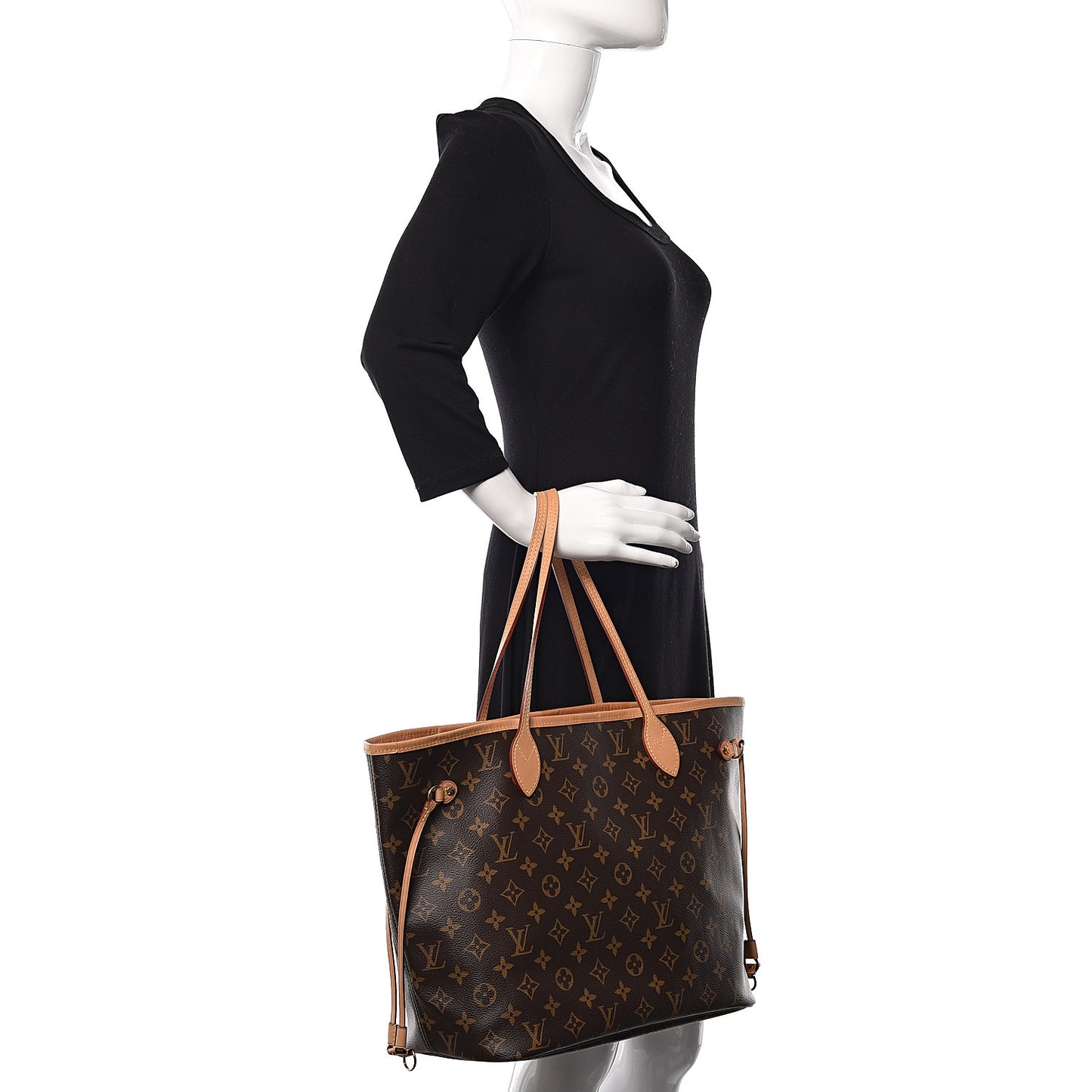 Monogram Neo Neverfull MM Rose Ballerine