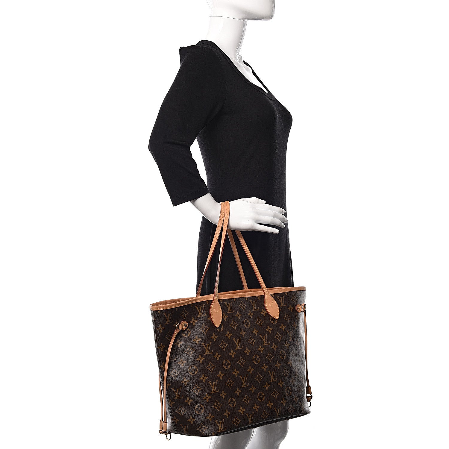 Louis Vuitton Monogram Neo Neverfull MM Rose Ballerine 2 of 10