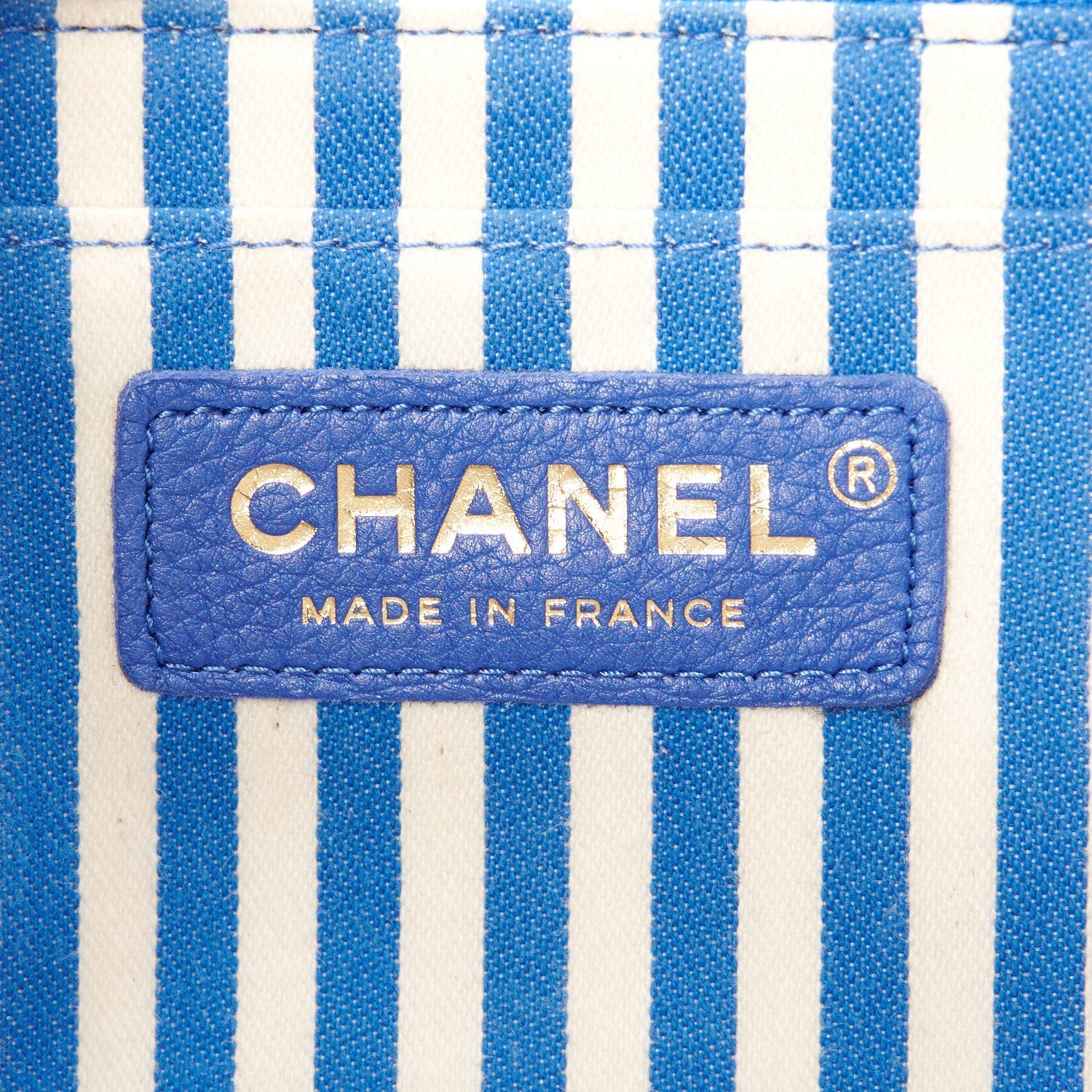 Chanel Calfskin Quilted Chevron Small Single Flap Blue 6 of 7
