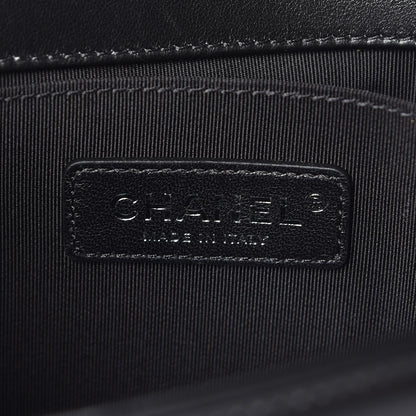 Chanel Lambskin Quilted Medium Boy Flap Black 6 of 11