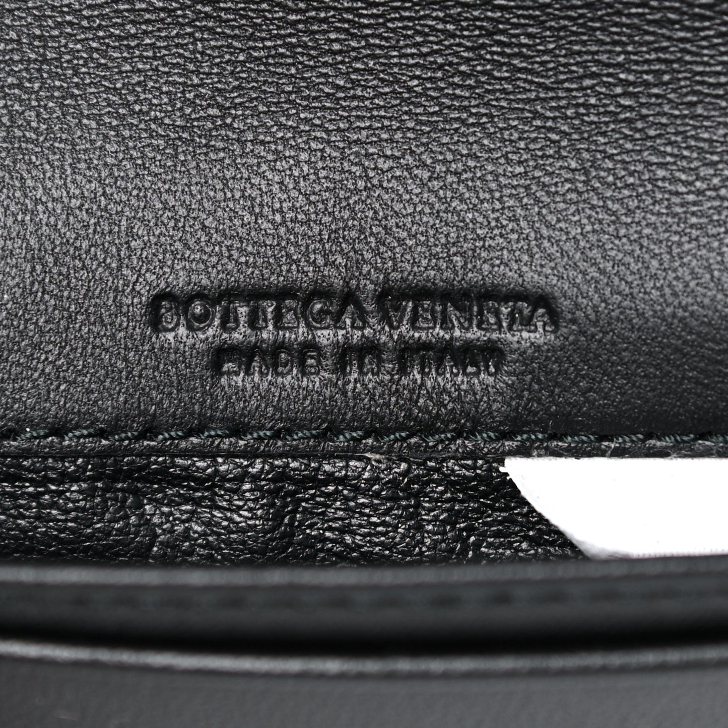 Nappa Intrecciato Card Holder Black
