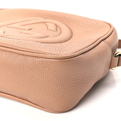 Gucci Pebbled Calfskin Small Soho Disco Bag Camelia 8 of 8