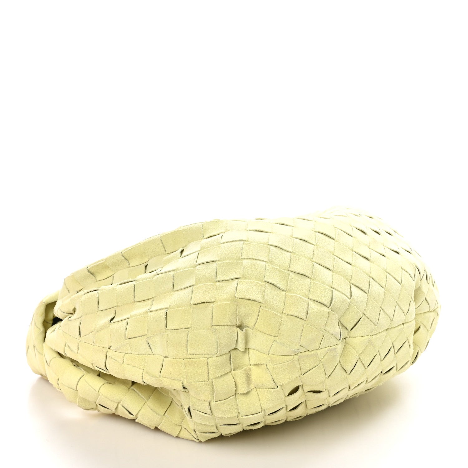 Bottega Veneta Suede Calfskin Intrecciato Teen Jodie Hobo Lemon Wash 4 of 9