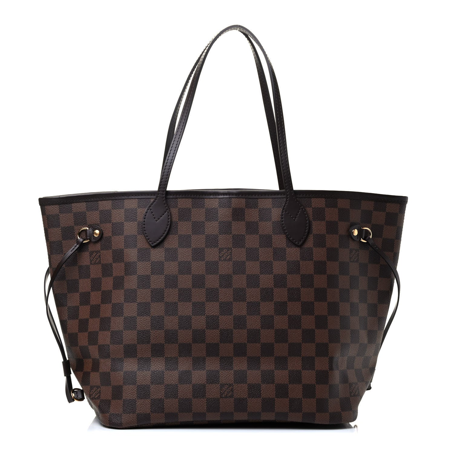 Louis Vuitton Damier Ebene Neo Neverfull MM Rose Ballerine 1 of 4
