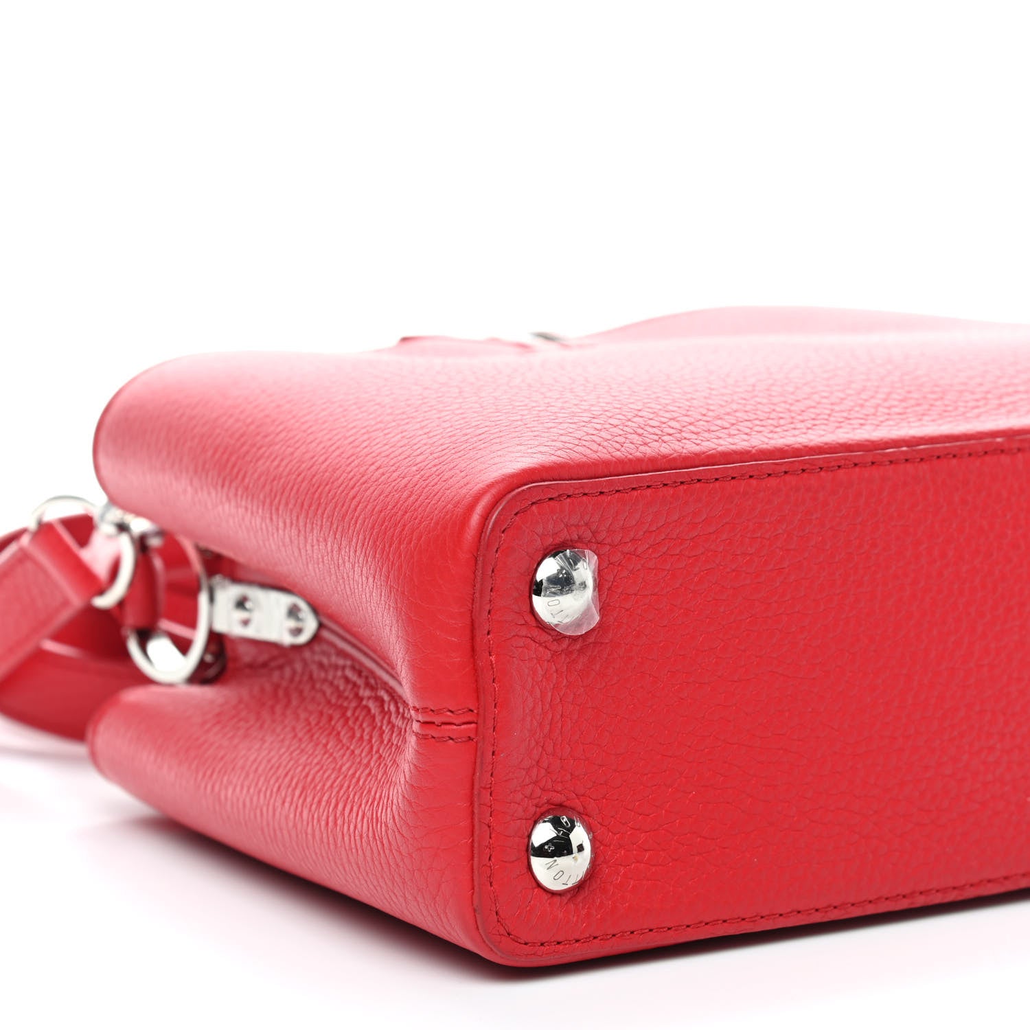 Louis Vuitton Taurillon Capucines BB Rubis 5 of 6