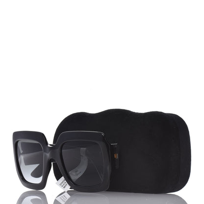 Gucci Acetate Square Frame Sunglasses GG0053S Black 7 of 7