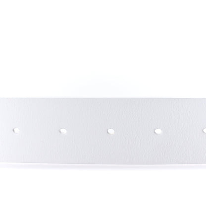 Christian Dior Calfskin 30 Montaigne 70 28 Belt White 3 of 4