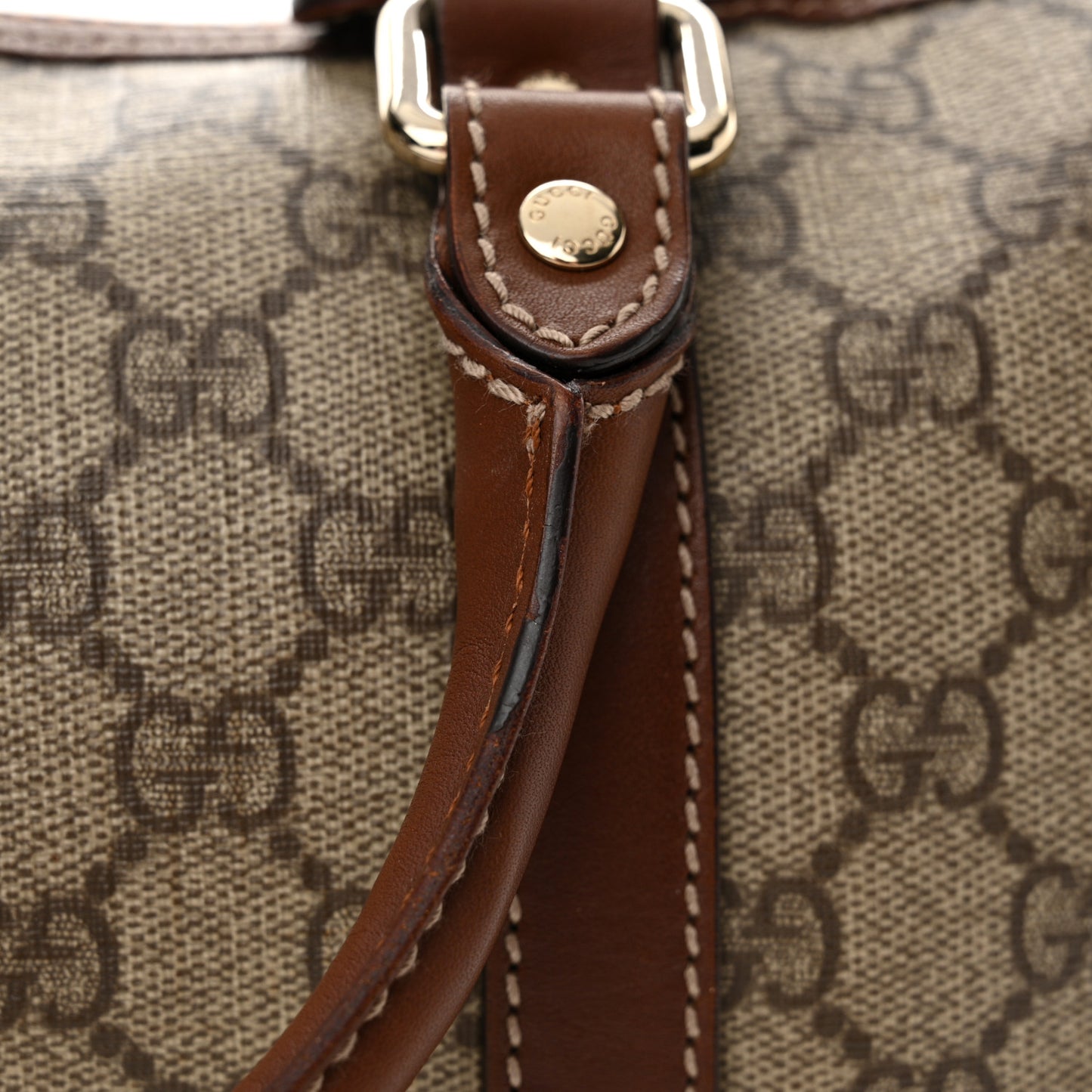 GG Plus Monogram Small Joy Boston Brown