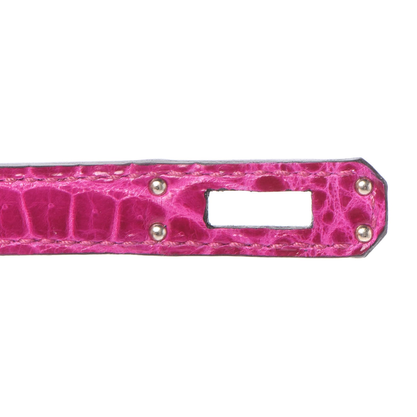 Shiny Niloticus Crocodile Birkin 25 Rose Scheherazade