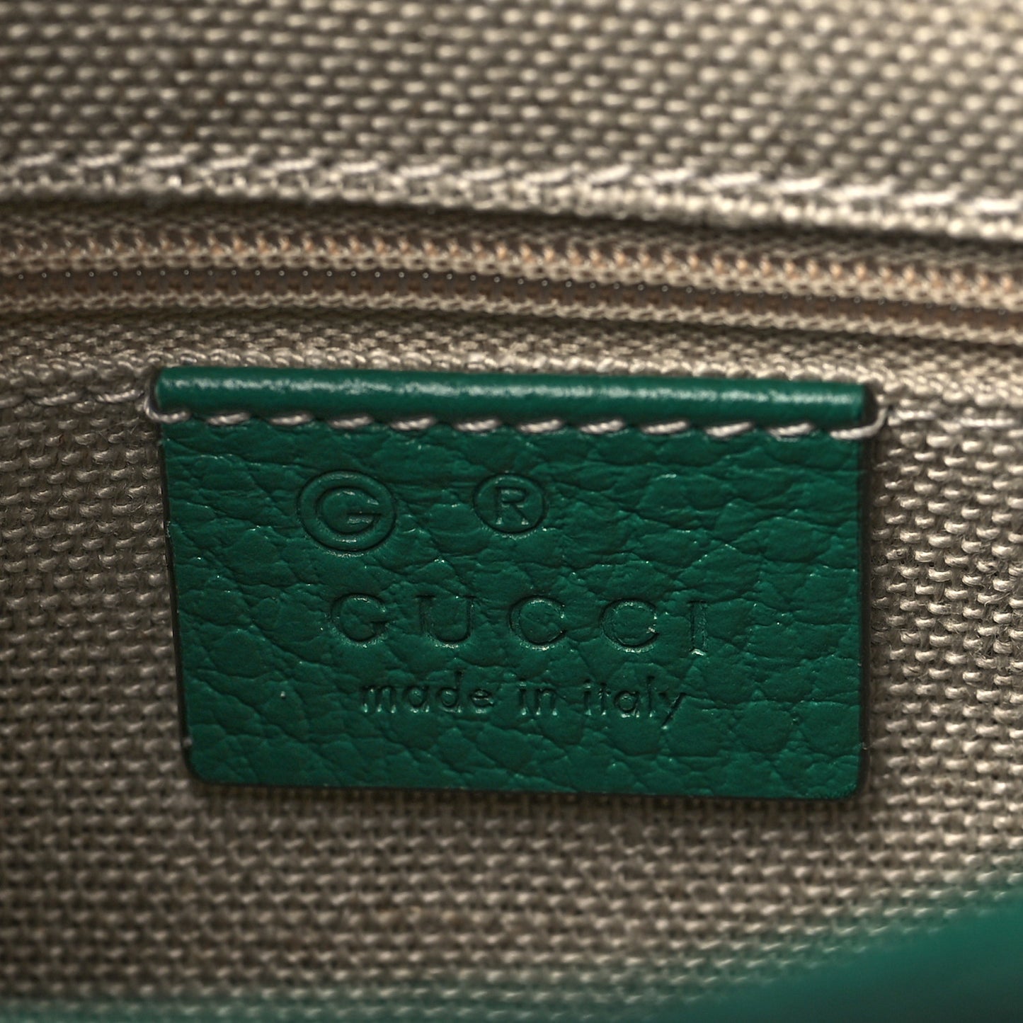 Dollar Calfskin Interlocking G Crossbody Bag Emerald