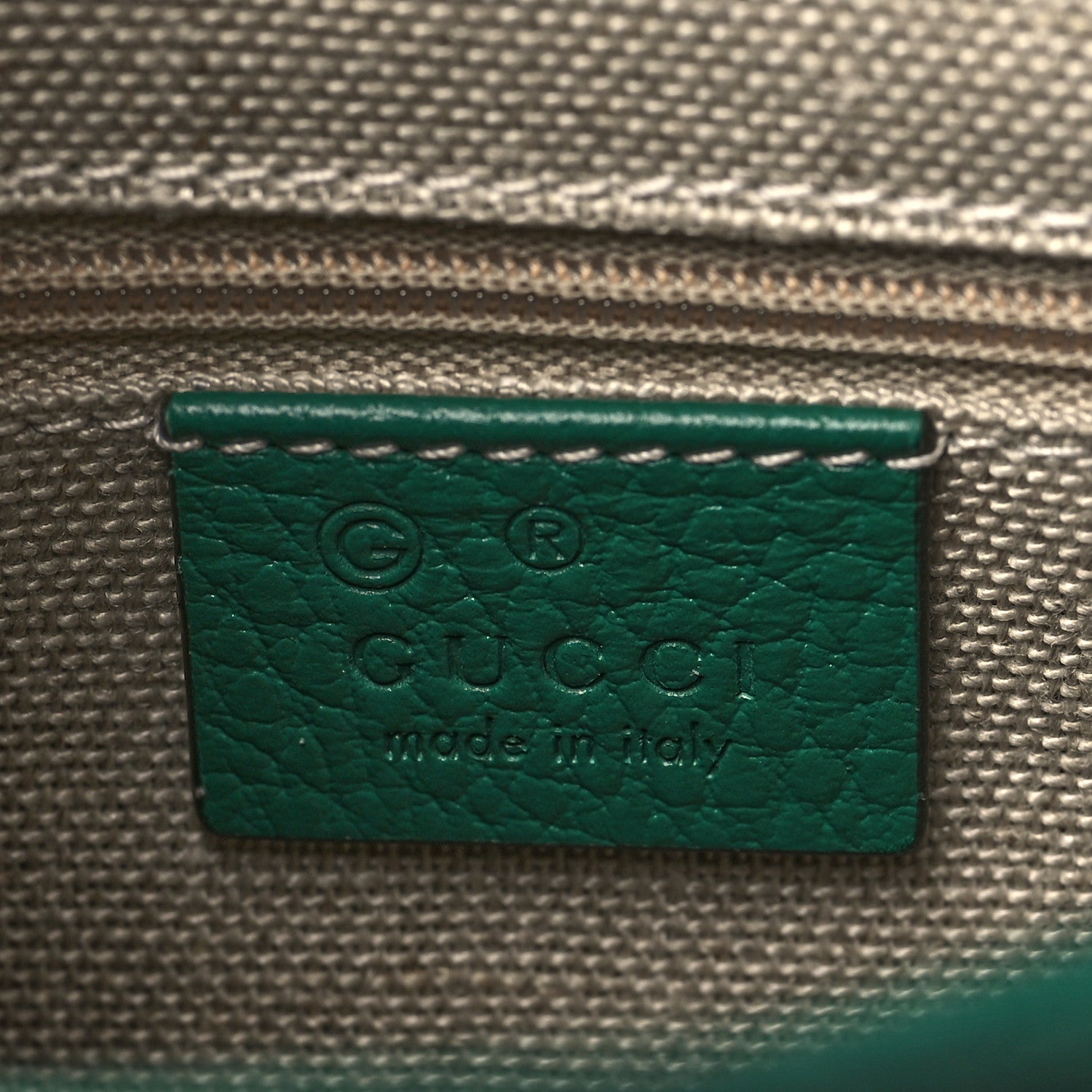 Gucci Dollar Calfskin Interlocking G Crossbody Bag Emerald 6 of 10