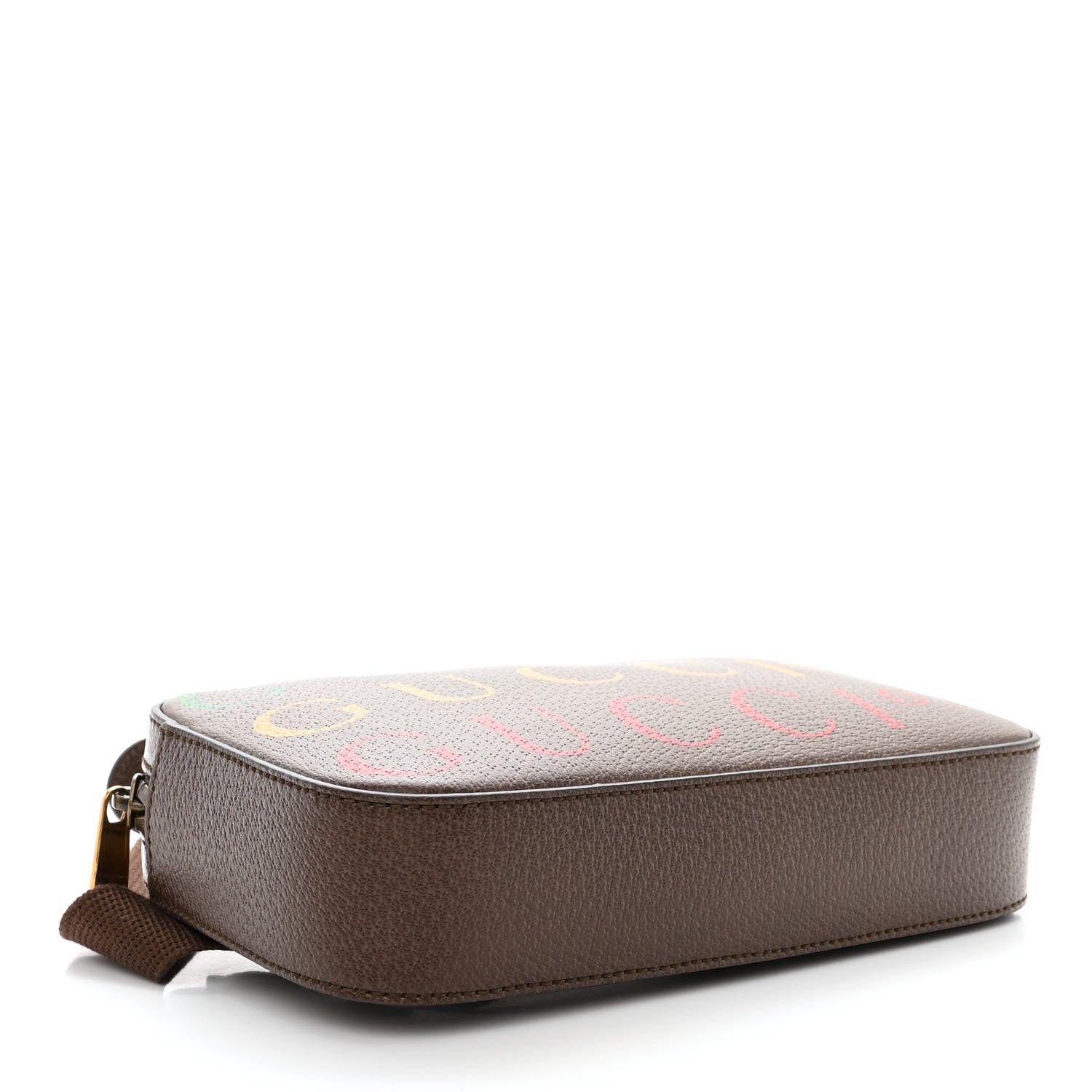 Gucci Textured Dollar Calfskin Gucci 100 Aria Belt Bag 100 40 New Acero Multicolor 4 of 10