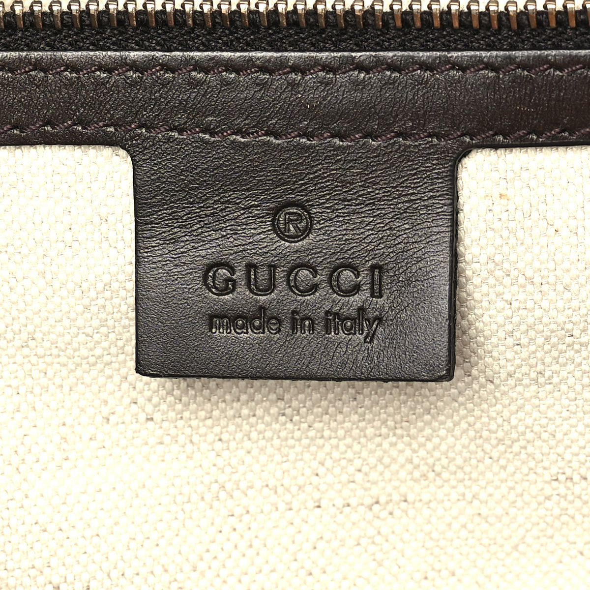 Gucci Monogram Vintage Web Medium Boston  Dark Brown 5 of 8