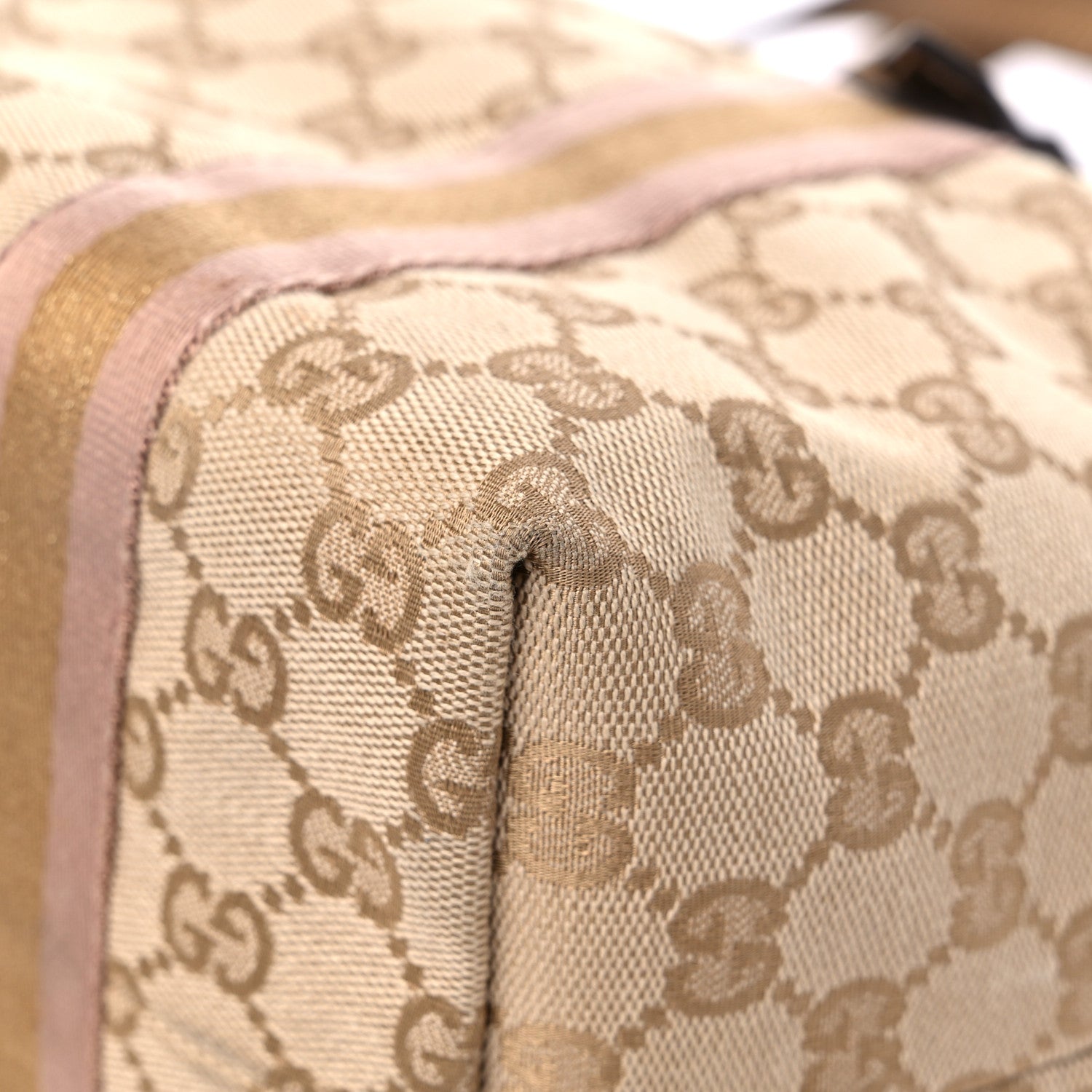 Gucci Monogram Medium Jolicoeur Tote Metallic 9 of 13