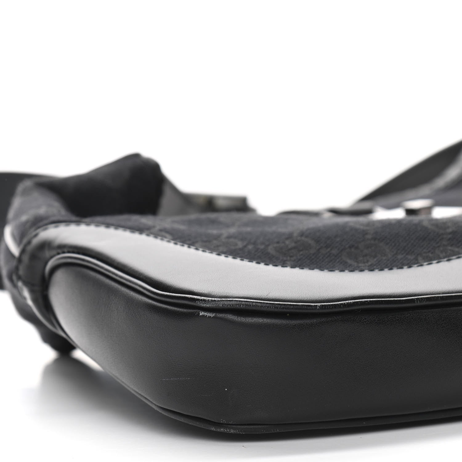 Gucci Monogram Small Jackie O Hobo Black 9 of 11