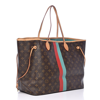 Louis Vuitton Monogram My LV Heritage Neverfull GM Vert Clair Rouge 3 of 16