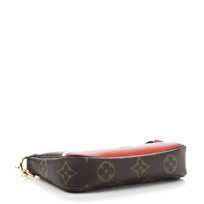Louis Vuitton Monogram 2018 Christmas Animation Mini Cats Pochette Accessories 4 of 10