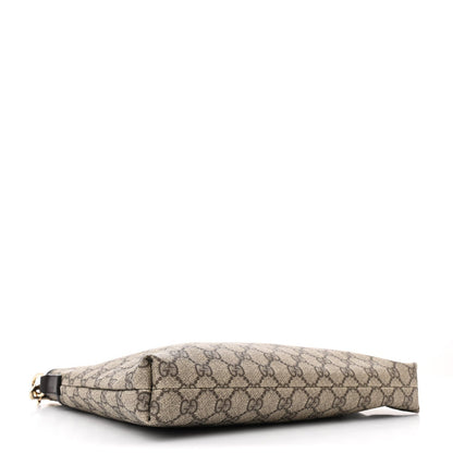 Gucci GG Plus Monogram Medium Flat Messenger Bag Dark Brown 4 of 7