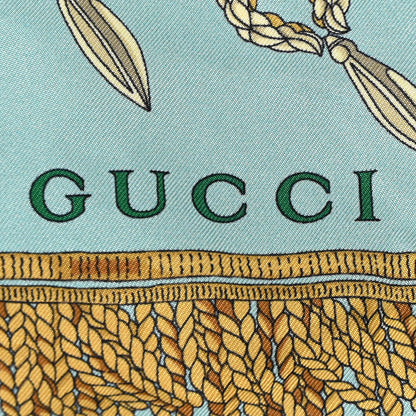 Gucci Silk Grand Uniforme Scarf 90 2 of 5