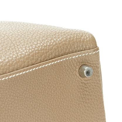 Hermes Togo Kelly Retourne 32 Etoupe 6 of 26