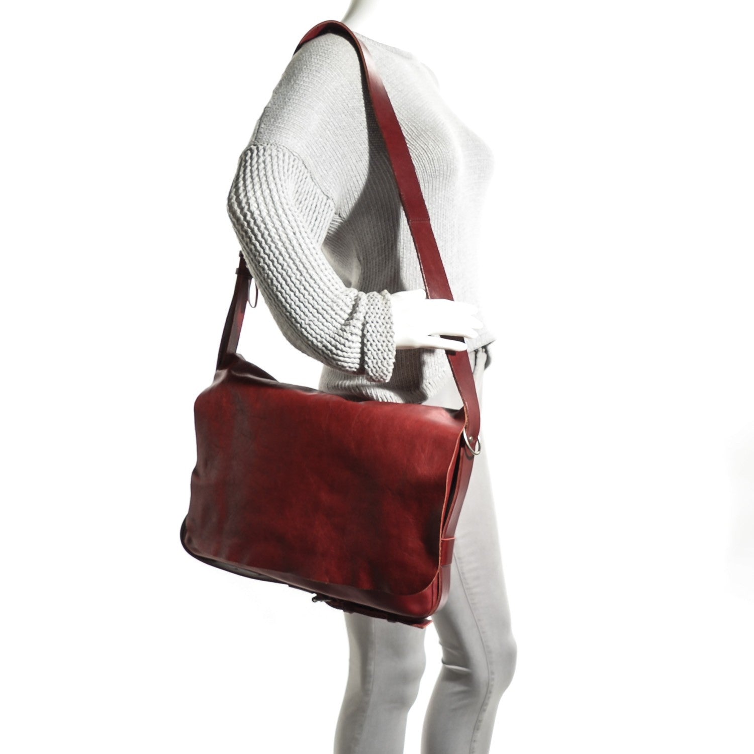 Balenciaga Leather Mens Messenger Bag 2 of 8