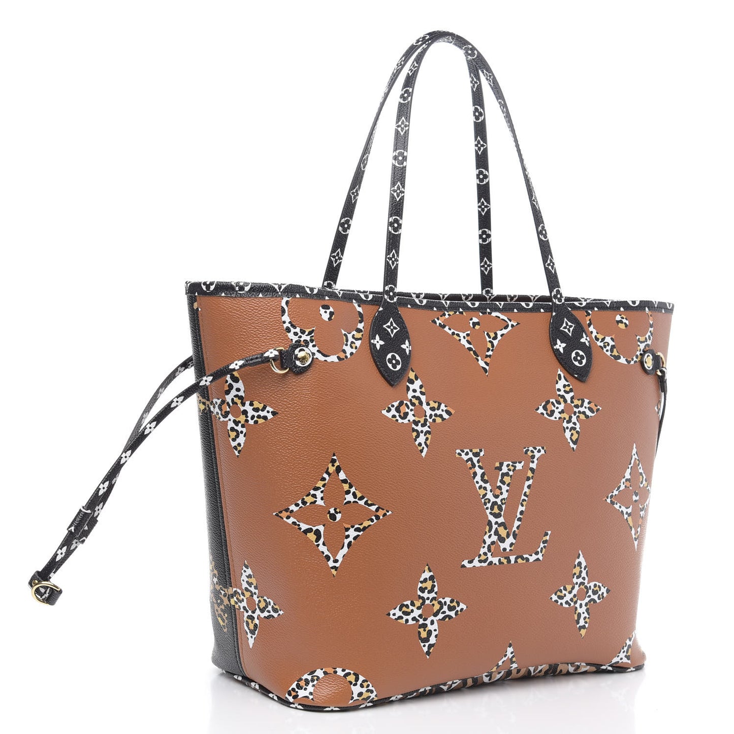 Monogram Giant Jungle Neverfull MM Black