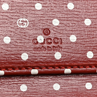 Gucci Calfskin GG Continental Wallet Red 6 of 7