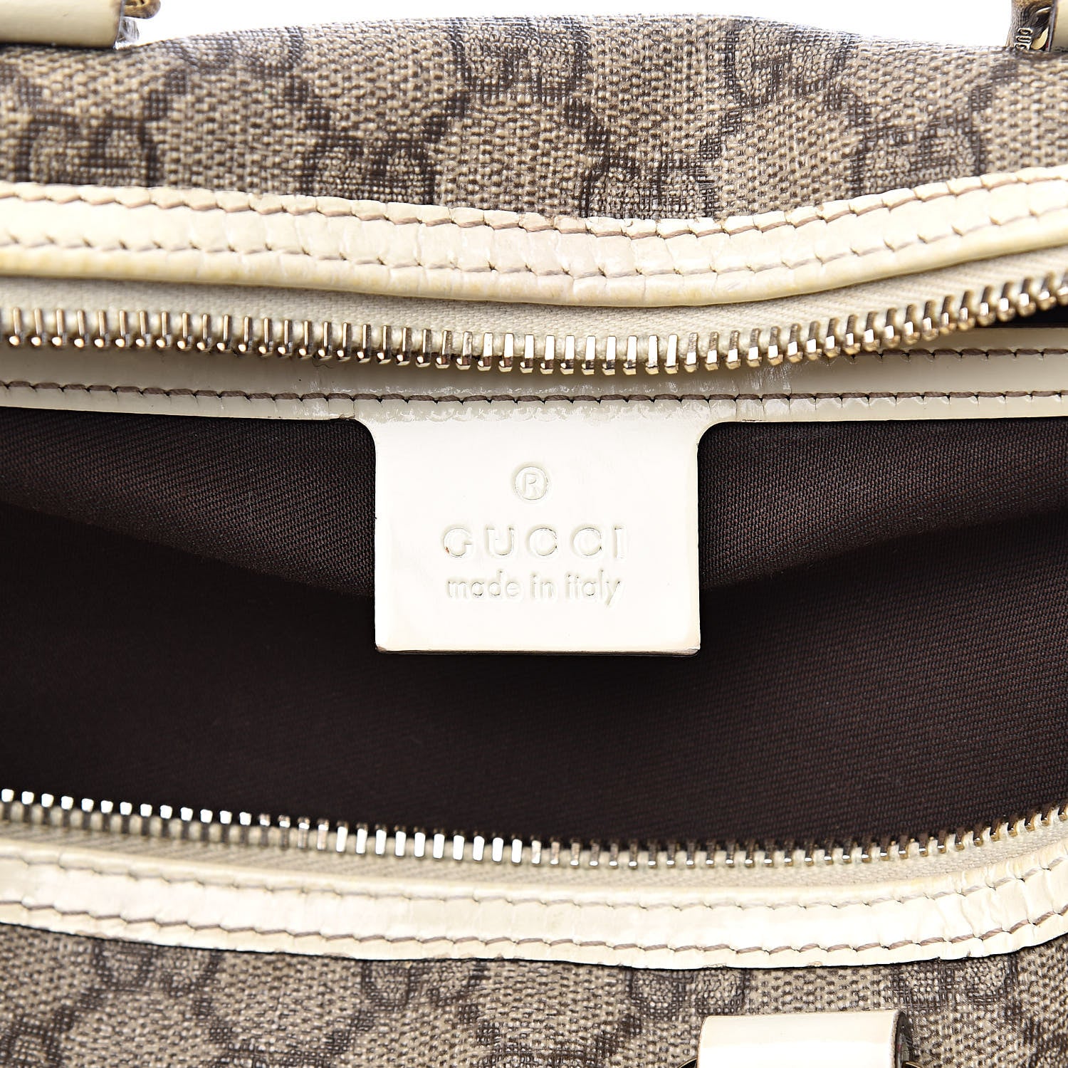 Gucci GG Plus Monogram Medium Joy Boston Off White 6 of 14