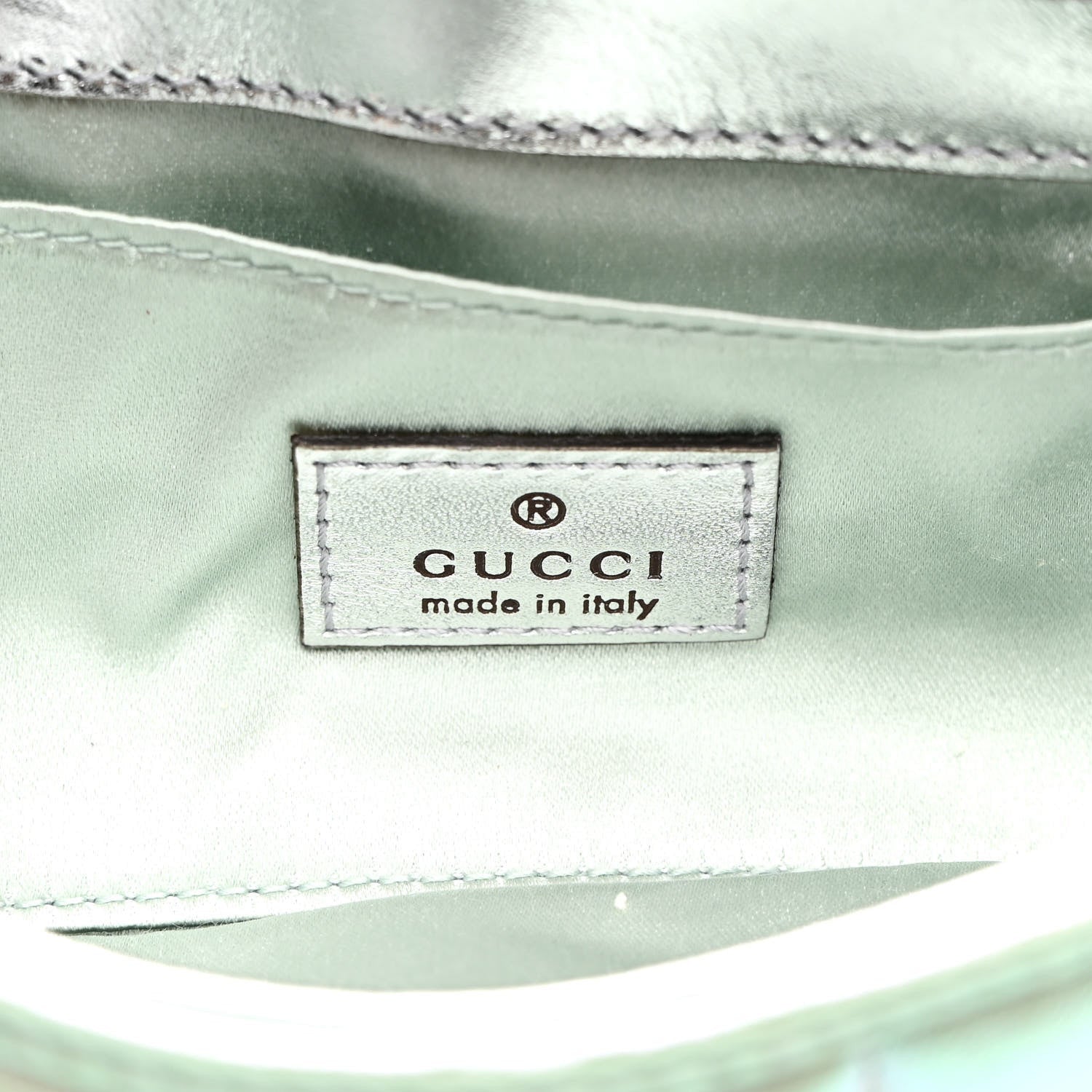 Gucci Iridescent Nappa Vertical Matelasse Medium Maxi Horsebit Chain Shoulder Bag Iridescent Salvy Green 6 of 7