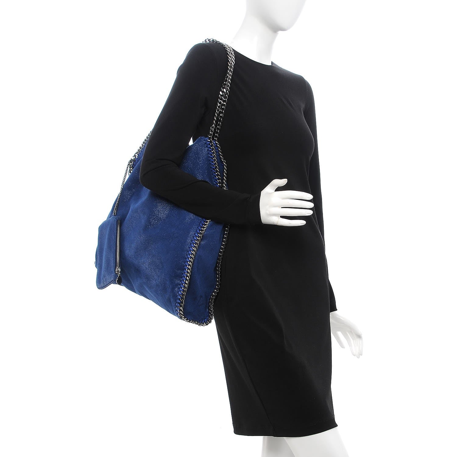 Stella McCartney Shaggy Deer Big Falabella Tote Cornflower 2 of 8